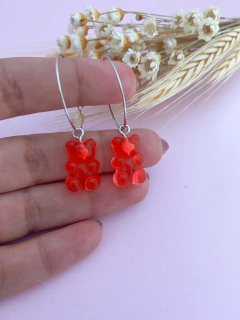 Argolas em biju urso gummy diversas cores - COD. H35B - loja online