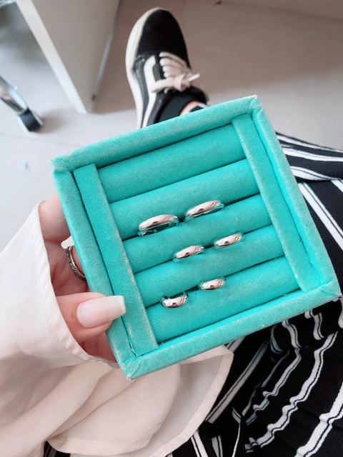 Argolas em aço inox abauladas lisas - 3 tamanhos - PAR - COD. A434 - comprar online