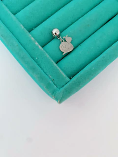 Berloque em aço inox caramujo - COD. A203(mod. 164) - comprar online