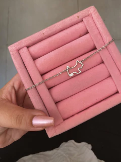 Pulseira em biju cachorro vazado - COD. H63P na internet