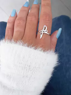 Anel em aço inox Fé - COD. A182