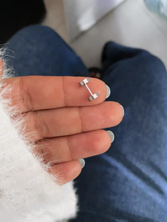 Piercing em aço inox alargador 1,2mm - unidade - COD. A271