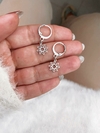 Argolinhas em aço inox sol - COD. A164iii