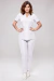 Scrubs Feminino Colors (Branco)