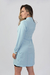 Jaleco Feminino Elegance Gola Padre (Azul Bebe) - Profissionais do Branco