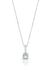 Colar zircônia azul elo cravejado 40cm