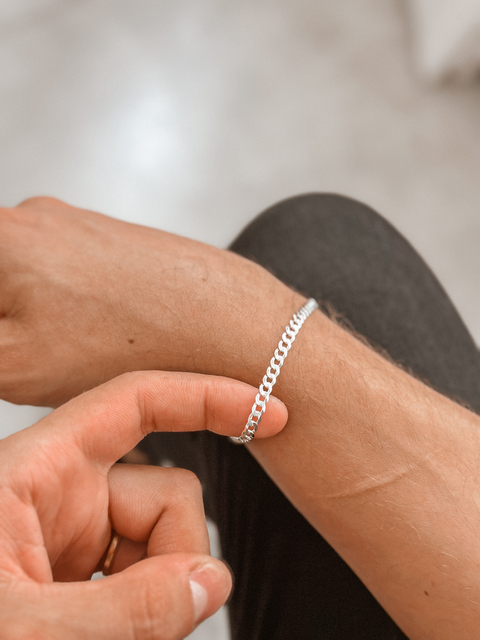 Pulseira Grumet Fio 4mm 21cm