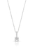 Colar zircônia cristal elo cravejado 40cm