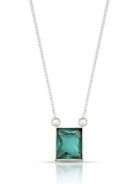 Corrente Cartier + pedra turmalina 45cm - comprar online