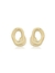 Brinco oval orgânico