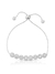 Pulseira gravatinha 8 pedras cravejadas