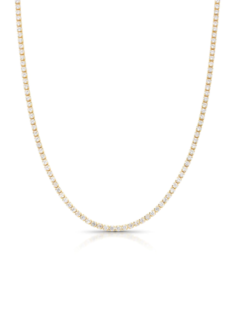 Choker Riviera Mia Cristal - Banhada a ouro 18k - comprar online
