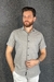 camisa-manga-curta-cinza-italiana