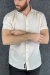 camisa-manga-curta-creme-italiana