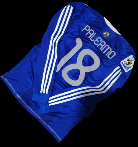Camiseta Argentina Palermo mundial 2010 manga larga - comprar online
