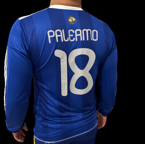 Camiseta Argentina Palermo mundial 2010 manga larga - comprar online
