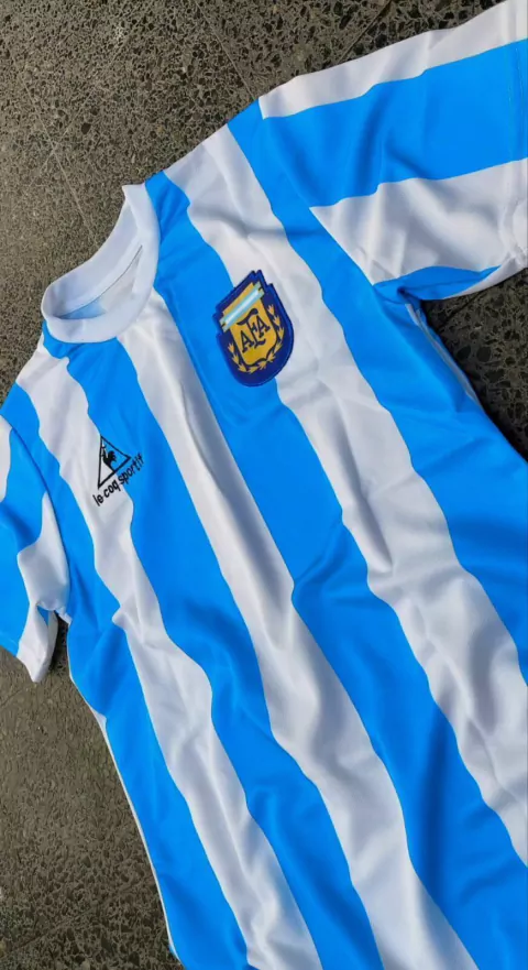 Camiseta maradona 1986 titular