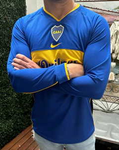 camiseta Boca juniors manga larga 2001 ROMAN