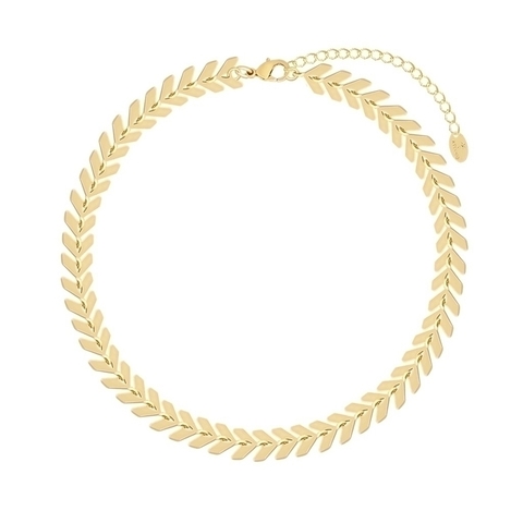 Choker Setas Folheado a Ouro 18 k - comprar online