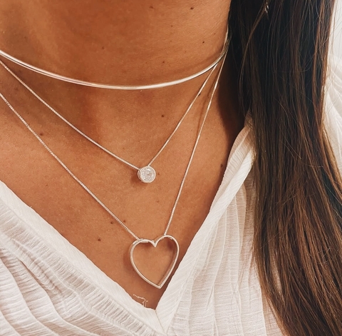 Choker Aro Prata 925 - comprar online