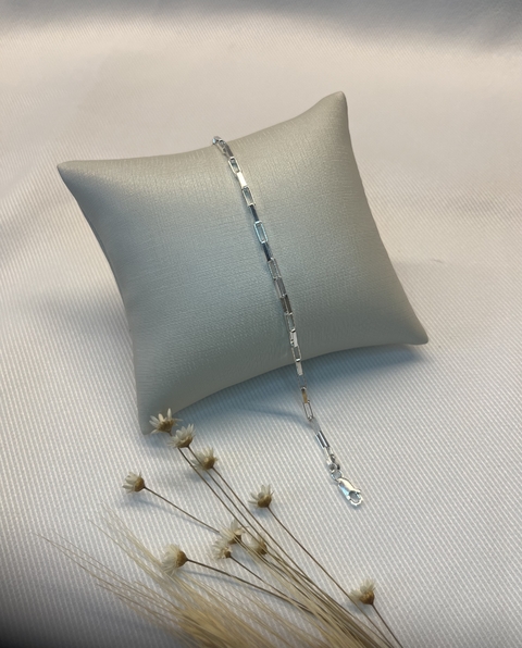 Pulseira Veneziana Elo Longo 5mm Prata 925