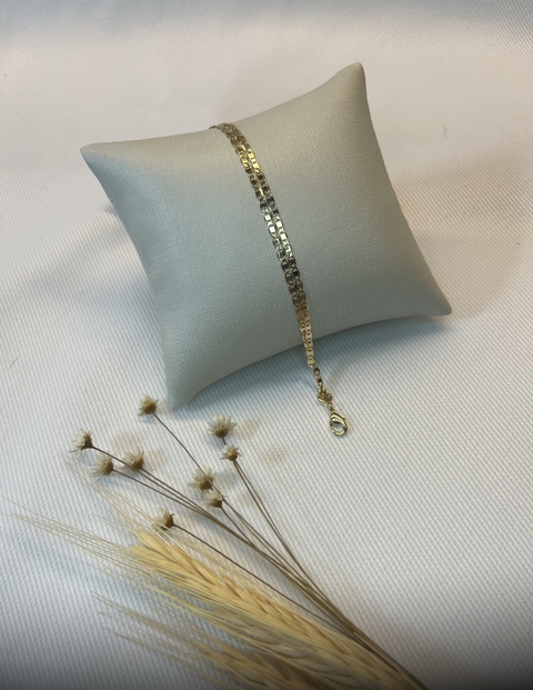 Pulseira Corrente Piastrine Folheada A Ouro 18k - comprar online