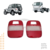 Par Lentes Lanterna Traseira, Caminhão Ford Cargo, Jeep Troller, Cibie, Bicolor 7R0187127 - comprar online
