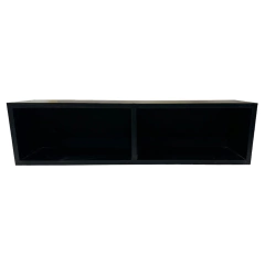 Imagen de Mueble Flotante Negro Rack Tv - Con Fondo 42 Pulgadas