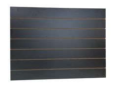 Panel Ranurado Negro 1.20x90 Practiwall Mdf Pintado