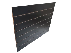 Panel Ranurado Negro 90x60 Practiwall + 2 Ganchos Blisteros - MJMADERAS