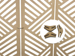 Panel Decorativo De 2 - Biombo Respaldo En Cuotas - 100% Diseño - comprar online