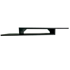 Repisa Flotante De Melamina Invisible - Minimalista Negro! - comprar online
