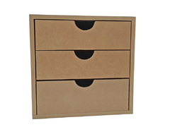 Mesa De Luz/cajonera De 3 Mdf - Lista Para Pintar en internet