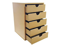 Cajonera Placard En Mdf-5 Cajones - Listas Para Personalizar en internet