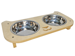 Comedero Para Mascotas Perros Doble Bebederos - Cuotas!