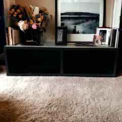 Mueble Flotante Negro Rack Tv - Con Fondo 42 Pulgadas - comprar online