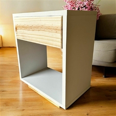 Mesa De Luz De 1 Cajón Moderna En Melamina Mesita Dormitorio en internet