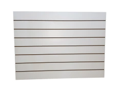 Imagen de Hoja entera de Panel Ranurado Melamina 18mm 2,60mtsx1,80mts- Blanco Fábrica