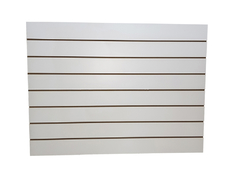 Panel Ranurado 120x90 - Mdf Pintado De Blanco