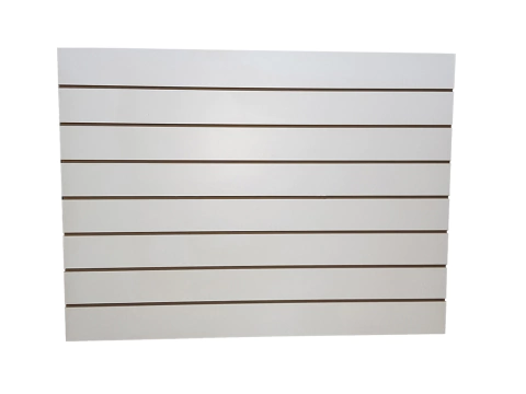 Panel Ranurado 90x65 Melamina Blanco - Medida Chica