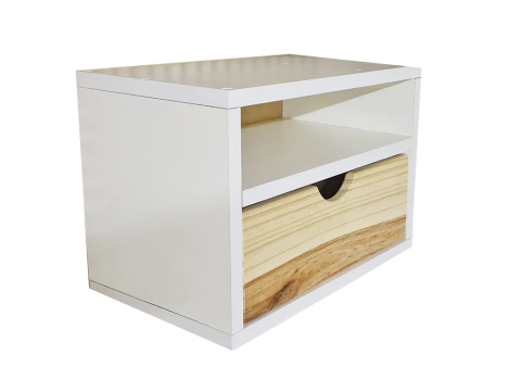 Mesas De Luz Flotante Con Cajón Nordico Escandinavo en internet