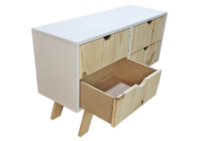 Cómoda Chifonier Escandinava de 4 cajones - Minimalista