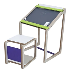Mesa Pizarrón Infantil Montessori + Silla De Regalo - comprar online