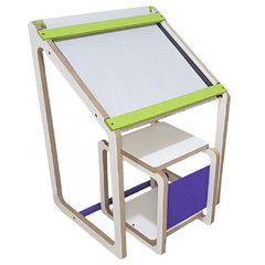 Mesa Pizarrón Infantil Montessori + Silla De Regalo