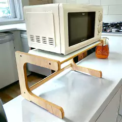 Imagen de Repisa Estante Microondas Impresora Minimalista Melamina