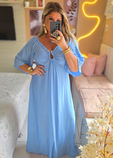 Vestido Aline (Viscolinho) - comprar online