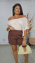 Short Lara Marrom (linho) na internet
