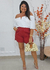 Short Lara Terracota(linho) - Todas na Modinha