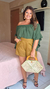 Blusa Luiza (crepe duna) - Todas na Modinha