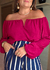 Blusa Joana manga COMPRIDA (crepe duna) - comprar online